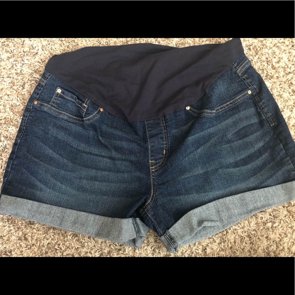 Levi Strauss  Maternity Jean shorts